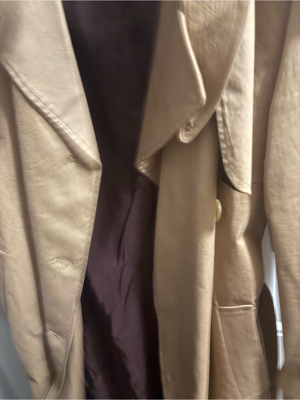 Nwot Mayson The Label Classic Camel Gabardine Trench Coat *Discontinued* — image 8 of 8